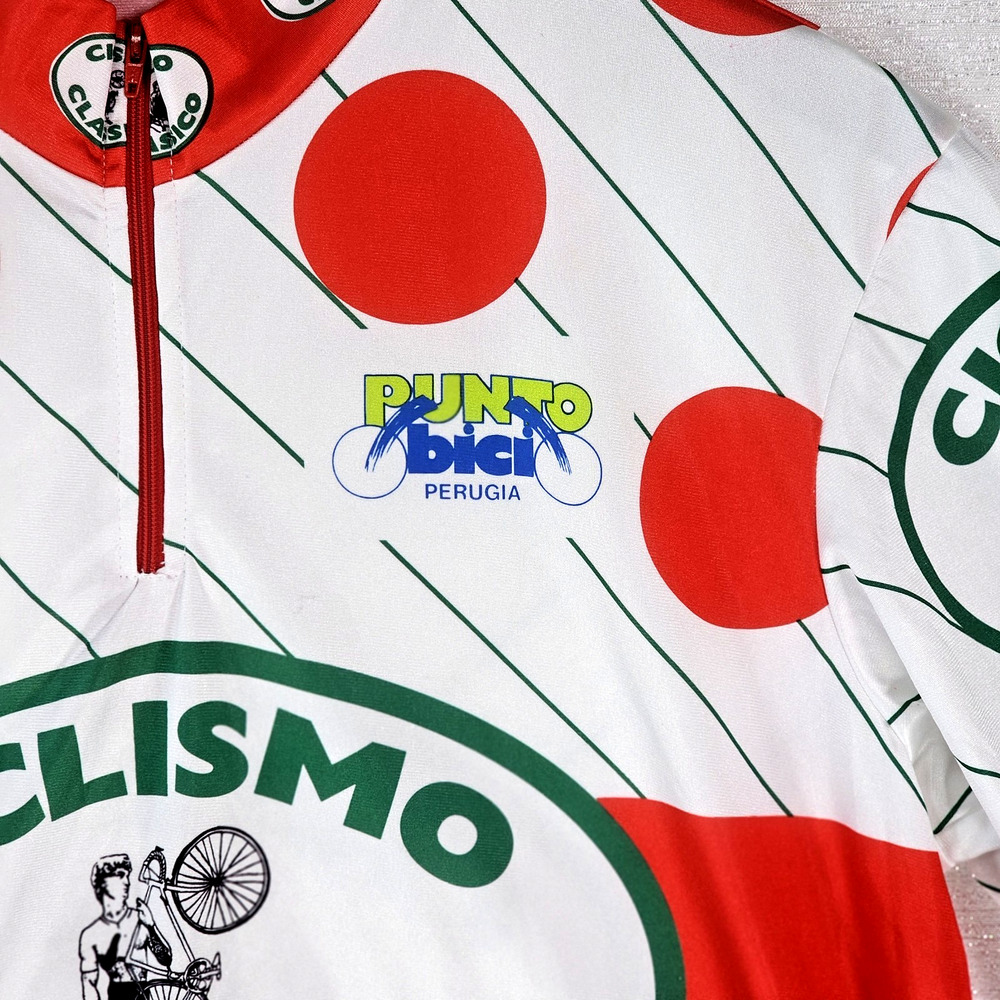 Ciclismo Classico Men's Size XL Cycling Jersey Made in Italy Punto Bici Perugia - Picture 2 of 6